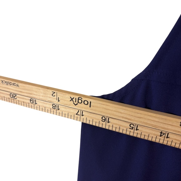 Ann Taylor LOFT Navy / Royal  Blue Sleeveless Sheath Dress Women’s Size 2 - Picture 12 of 12